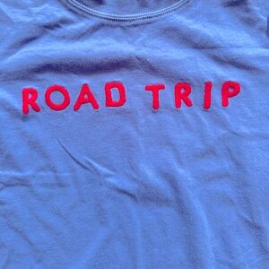 Madewell Women’s T-shirt Embroidered “Road Trip”